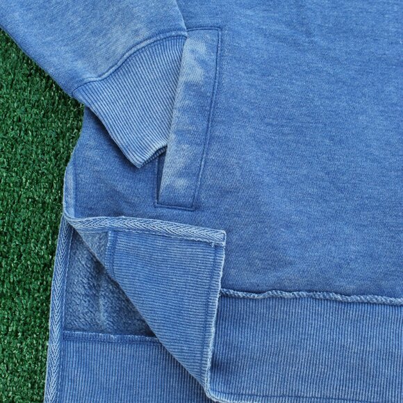 💙University of Kansas Jayhawks, Vintage Wash Pocketed pullover sweatshirt - Picture 5 of 6